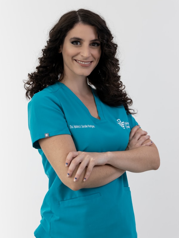 Close-up of a healthy smile
